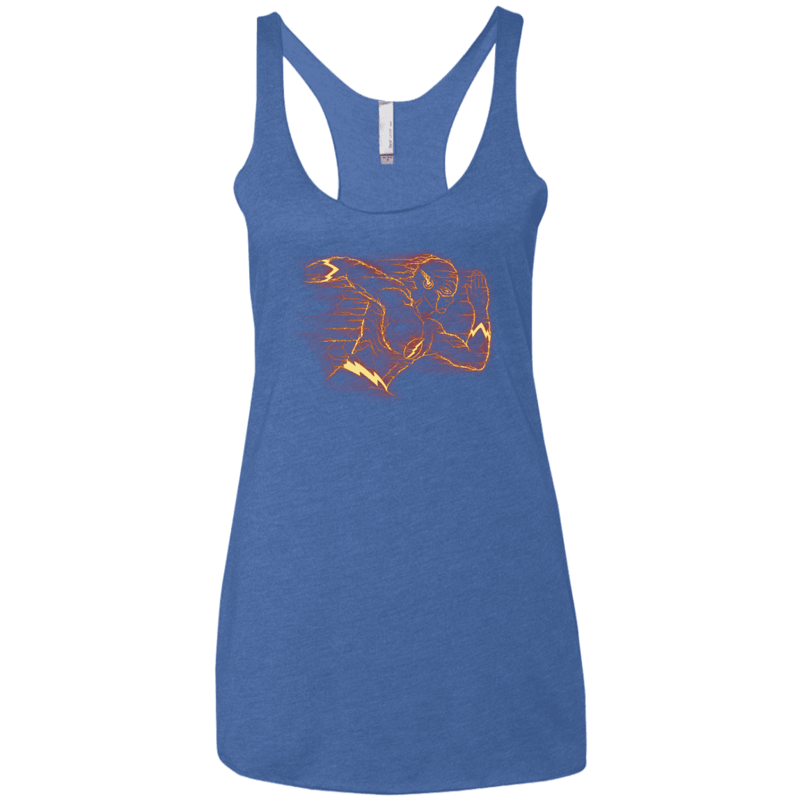 T-Shirts Vintage Royal / X-Small Flash Women's Triblend Racerback Tank