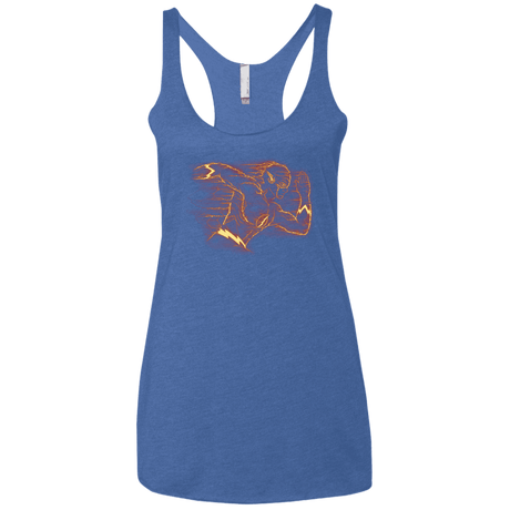 T-Shirts Vintage Royal / X-Small Flash Women's Triblend Racerback Tank