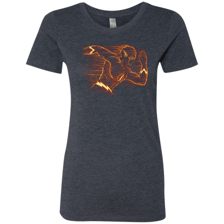 T-Shirts Vintage Navy / S Flash Women's Triblend T-Shirt