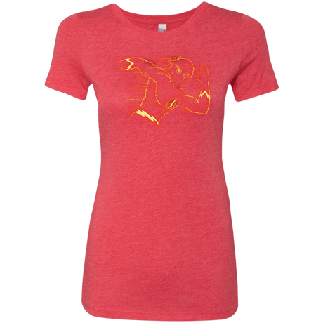 T-Shirts Vintage Red / S Flash Women's Triblend T-Shirt