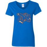 T-Shirts Royal / S Flash Women's V-Neck T-Shirt