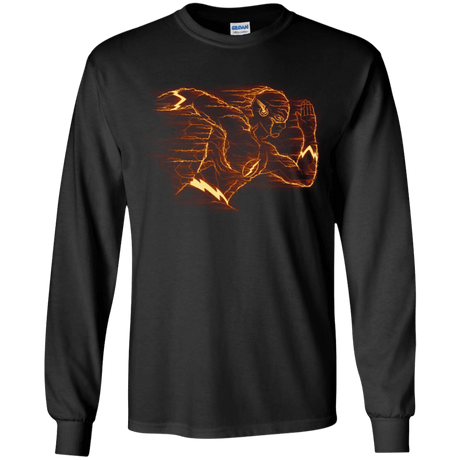 T-Shirts Black / YS Flash Youth Long Sleeve T-Shirt
