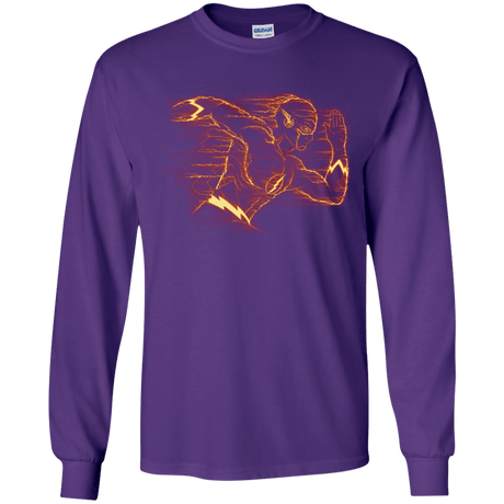T-Shirts Purple / YS Flash Youth Long Sleeve T-Shirt