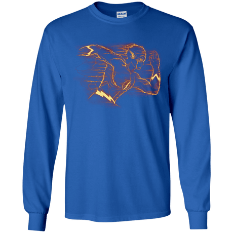 T-Shirts Royal / YS Flash Youth Long Sleeve T-Shirt