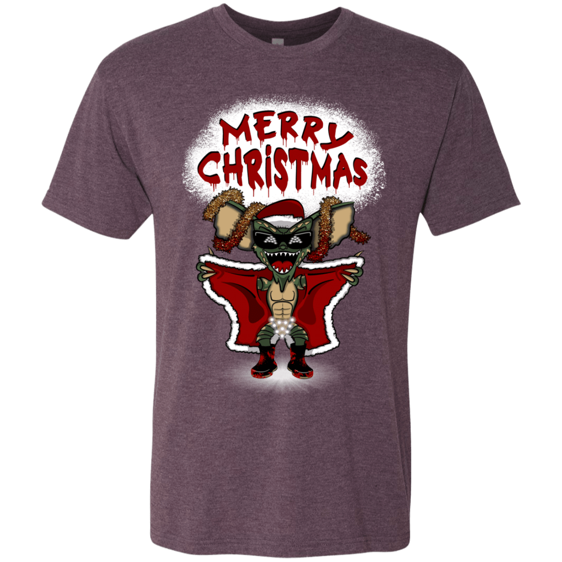 T-Shirts Vintage Purple / Small Flashing Through The Snow Men's Triblend T-Shirt