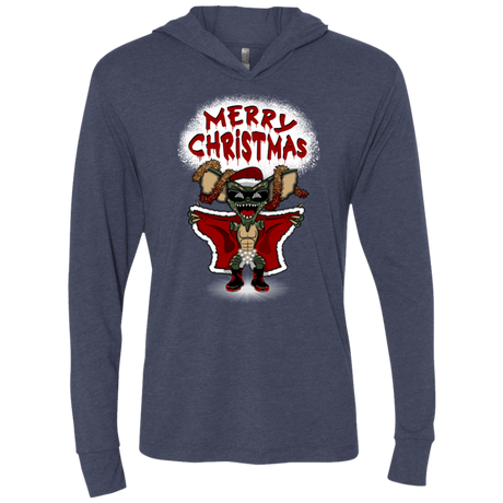 T-Shirts Vintage Navy / X-Small Flashing Through The Snow Triblend Long Sleeve Hoodie Tee