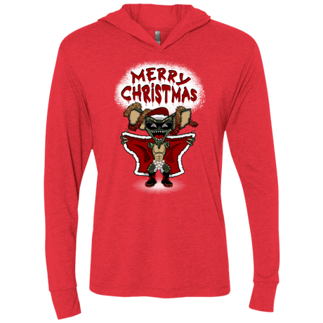 T-Shirts Vintage Red / X-Small Flashing Through The Snow Triblend Long Sleeve Hoodie Tee