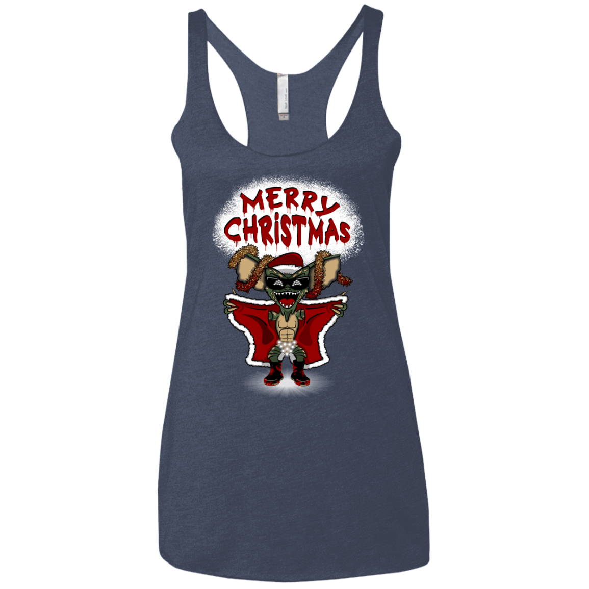 T-Shirts Vintage Navy / X-Small Flashing Through The Snow Women's Triblend Racerback Tank