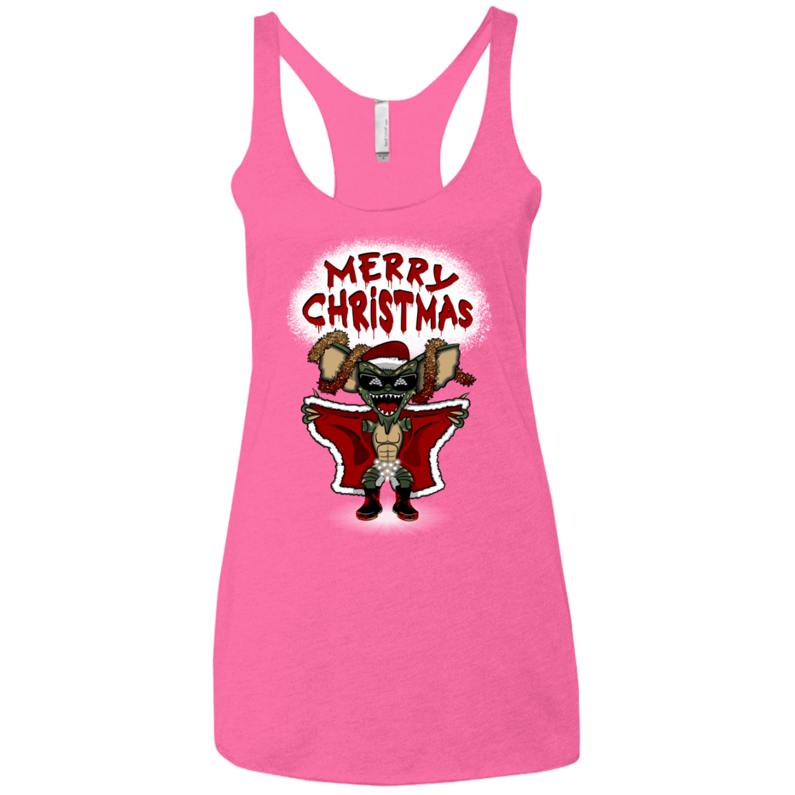 T-Shirts Vintage Pink / X-Small Flashing Through The Snow Women's Triblend Racerback Tank