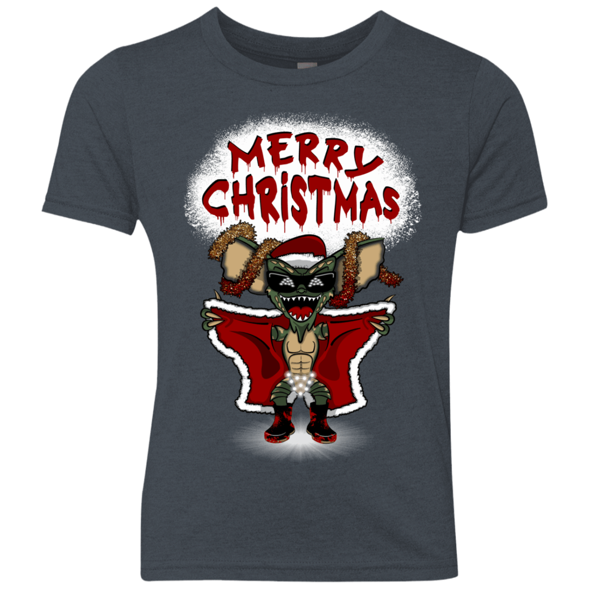 T-Shirts Vintage Navy / YXS Flashing Through The Snow Youth Triblend T-Shirt