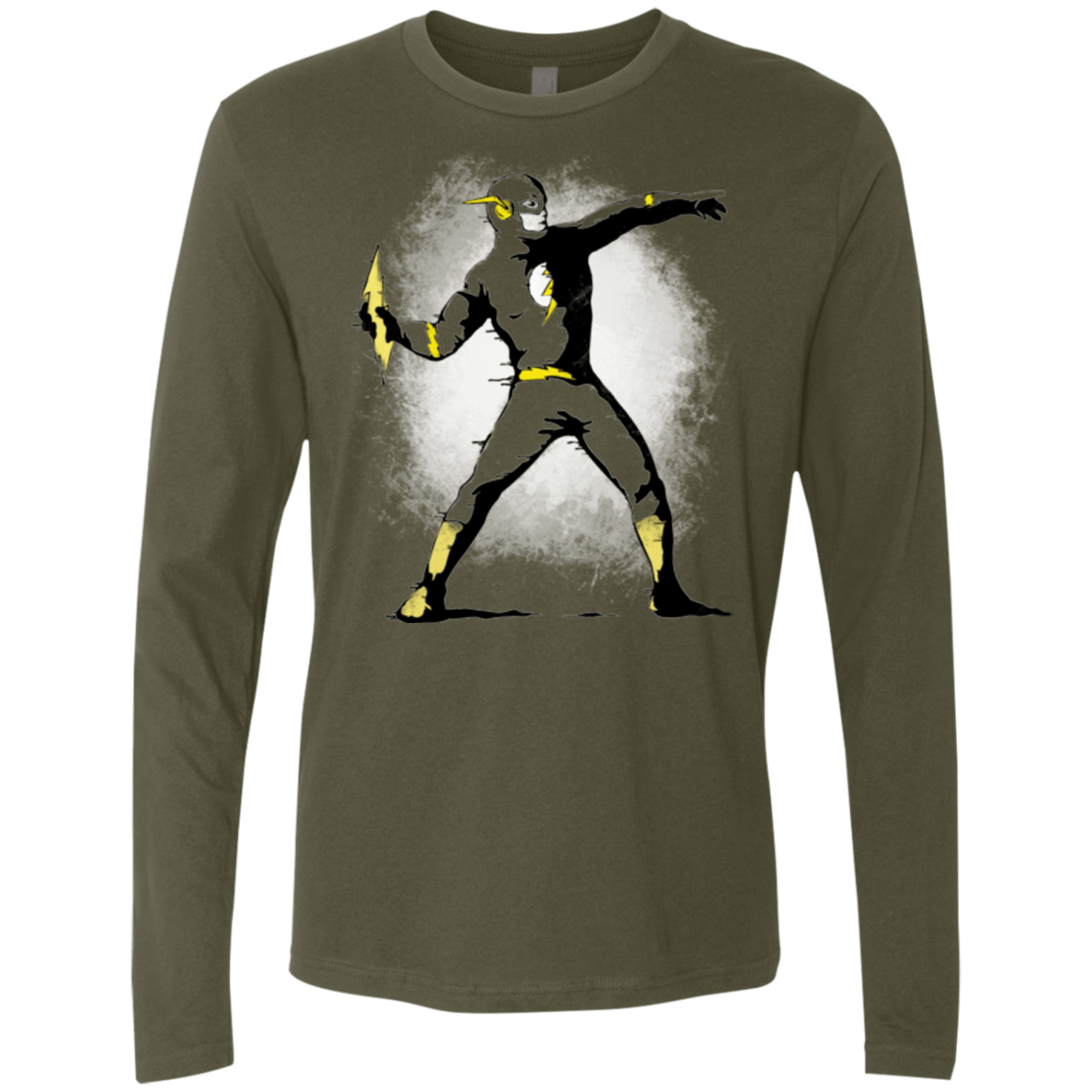 T-Shirts Military Green / Small Flashsy Men's Premium Long Sleeve