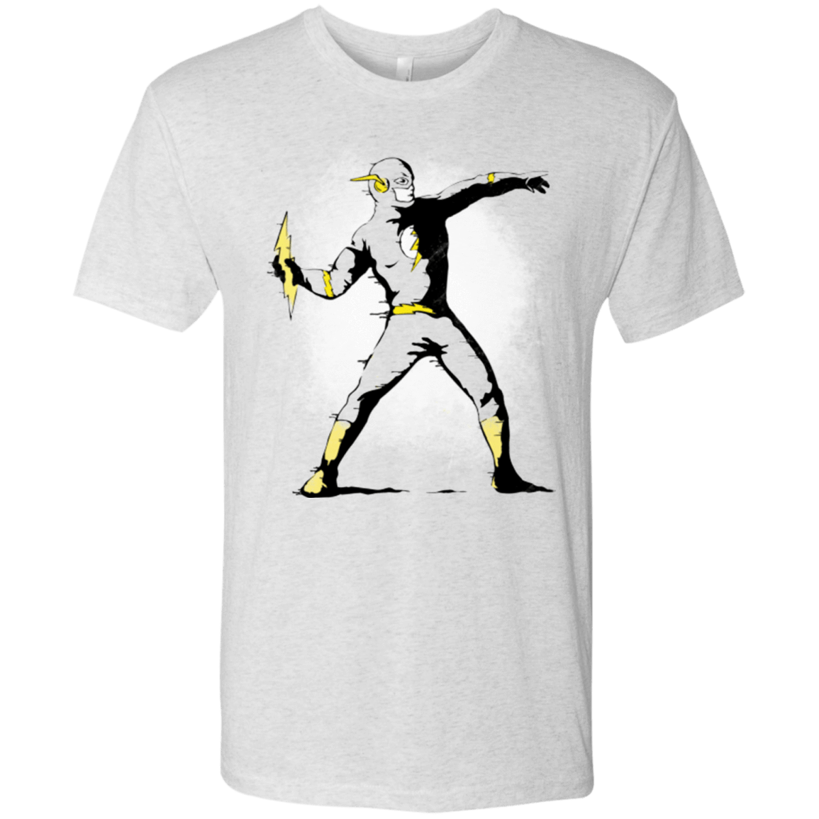 T-Shirts Heather White / Small Flashsy Men's Triblend T-Shirt