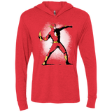 T-Shirts Vintage Red / X-Small Flashsy Triblend Long Sleeve Hoodie Tee