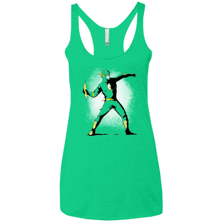 T-Shirts Envy / X-Small Flashsy Women's Triblend Racerback Tank