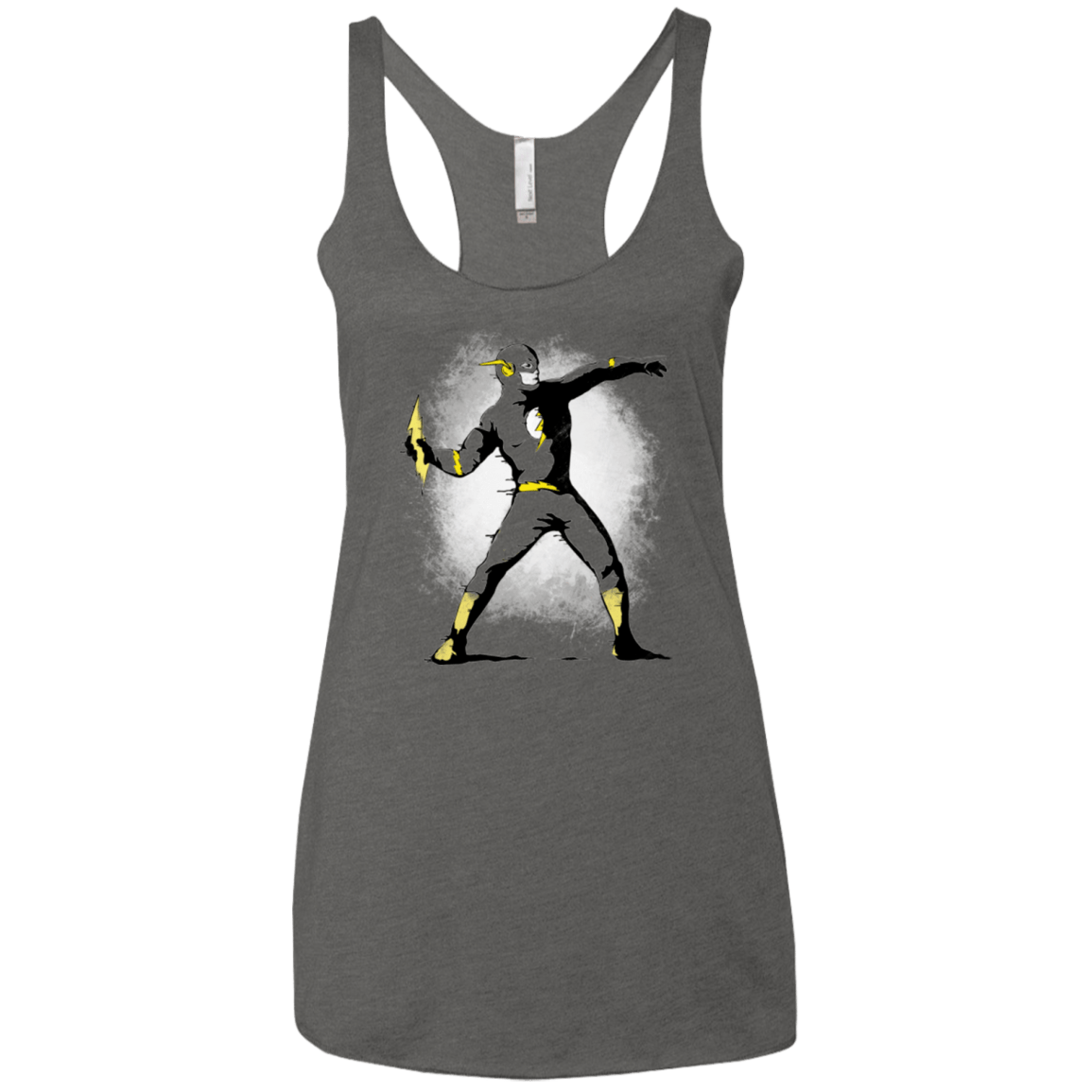 T-Shirts Premium Heather / X-Small Flashsy Women's Triblend Racerback Tank