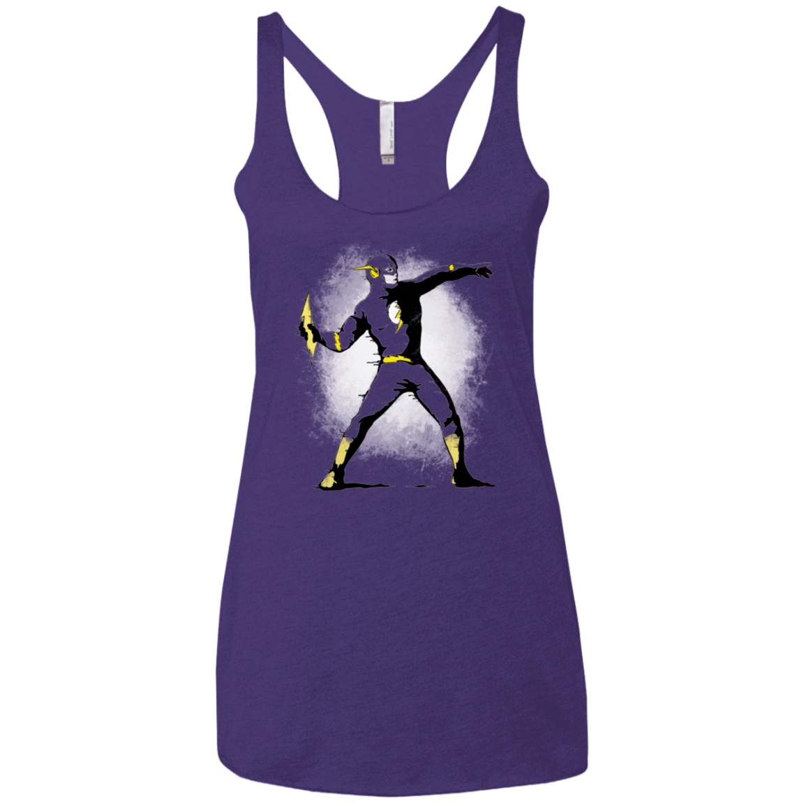 T-Shirts Purple / X-Small Flashsy Women's Triblend Racerback Tank