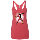 T-Shirts Vintage Red / X-Small Flashsy Women's Triblend Racerback Tank