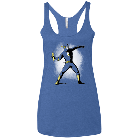T-Shirts Vintage Royal / X-Small Flashsy Women's Triblend Racerback Tank