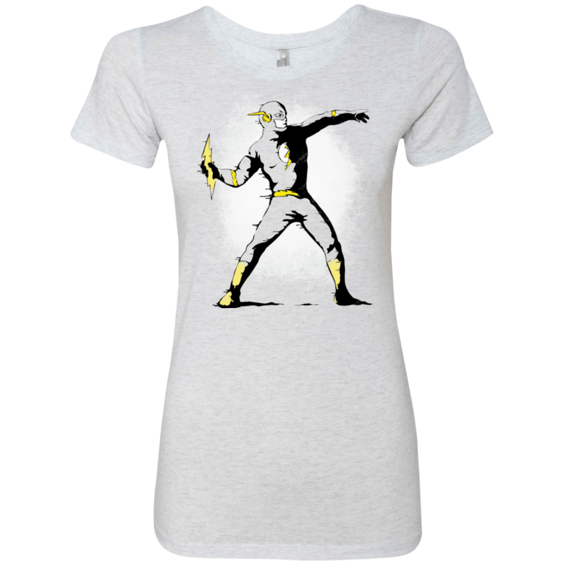 T-Shirts Heather White / Small Flashsy Women's Triblend T-Shirt