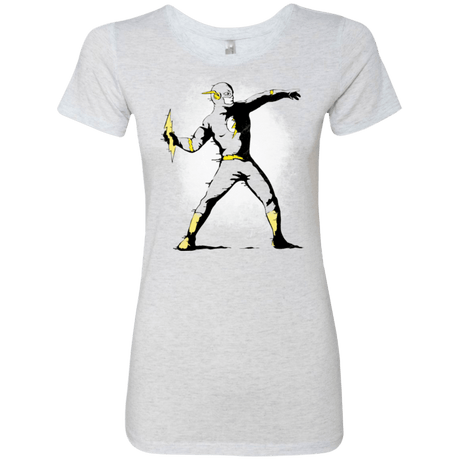 T-Shirts Heather White / Small Flashsy Women's Triblend T-Shirt