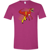 T-Shirts Antique Heliconia / S Flashtor Men's Semi-Fitted Softstyle