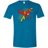 T-Shirts Antique Sapphire / S Flashtor Men's Semi-Fitted Softstyle