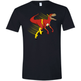 T-Shirts Black / X-Small Flashtor Men's Semi-Fitted Softstyle