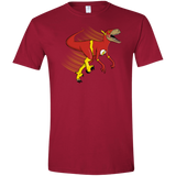 T-Shirts Cardinal Red / S Flashtor Men's Semi-Fitted Softstyle