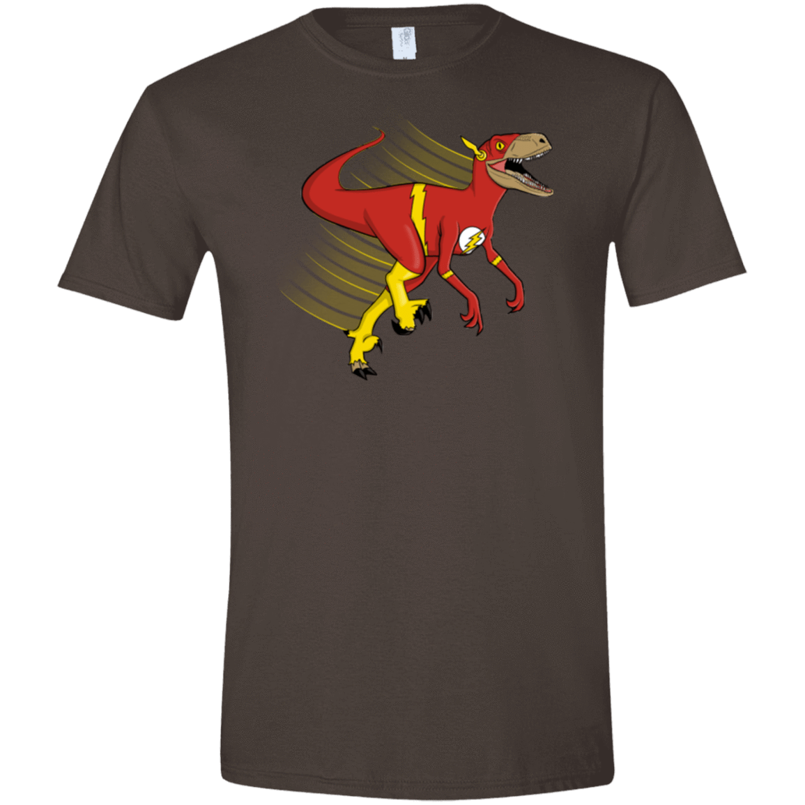 T-Shirts Dark Chocolate / S Flashtor Men's Semi-Fitted Softstyle