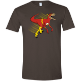 T-Shirts Dark Chocolate / S Flashtor Men's Semi-Fitted Softstyle