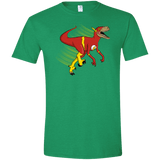 T-Shirts Heather Irish Green / S Flashtor Men's Semi-Fitted Softstyle