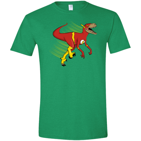 T-Shirts Heather Irish Green / S Flashtor Men's Semi-Fitted Softstyle