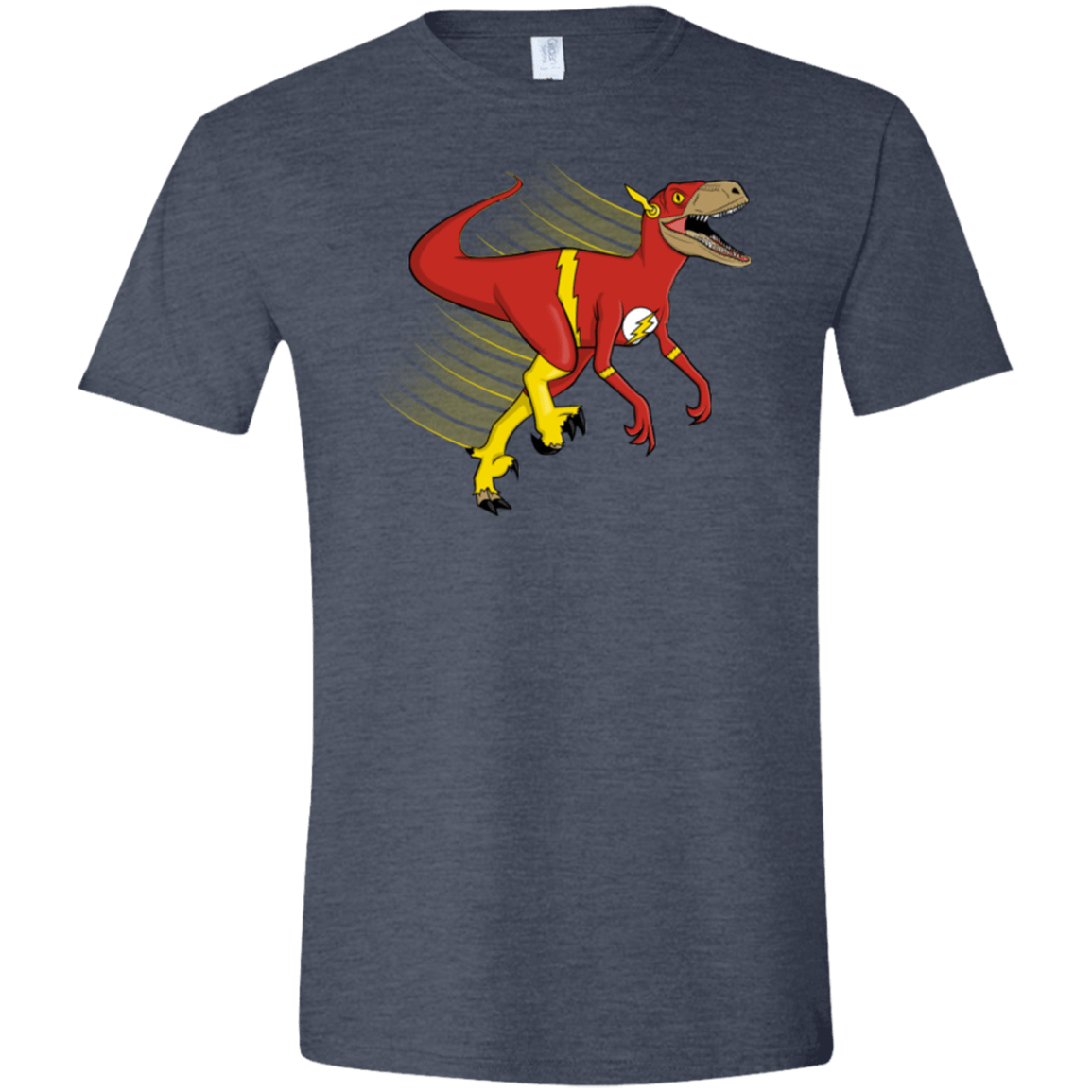 T-Shirts Heather Navy / S Flashtor Men's Semi-Fitted Softstyle