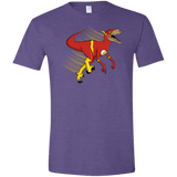 T-Shirts Heather Purple / S Flashtor Men's Semi-Fitted Softstyle