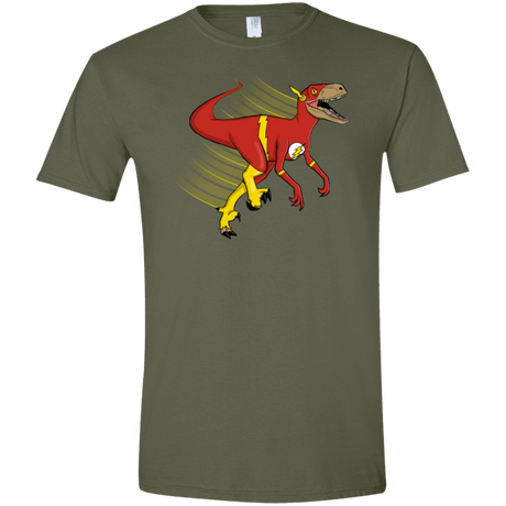 T-Shirts Military Green / S Flashtor Men's Semi-Fitted Softstyle