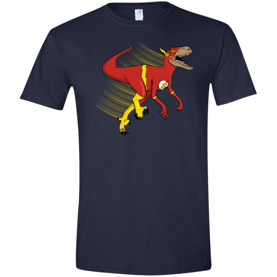 T-Shirts Navy / X-Small Flashtor Men's Semi-Fitted Softstyle