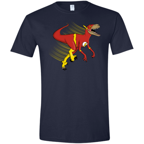 T-Shirts Navy / X-Small Flashtor Men's Semi-Fitted Softstyle