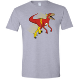 T-Shirts Sport Grey / X-Small Flashtor Men's Semi-Fitted Softstyle