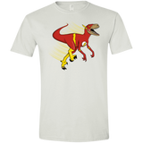 T-Shirts White / X-Small Flashtor Men's Semi-Fitted Softstyle