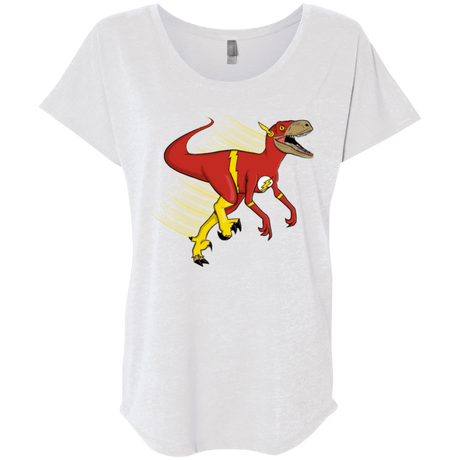 T-Shirts Heather White / X-Small Flashtor Triblend Dolman Sleeve