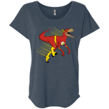 T-Shirts Indigo / X-Small Flashtor Triblend Dolman Sleeve