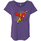 T-Shirts Purple Rush / X-Small Flashtor Triblend Dolman Sleeve