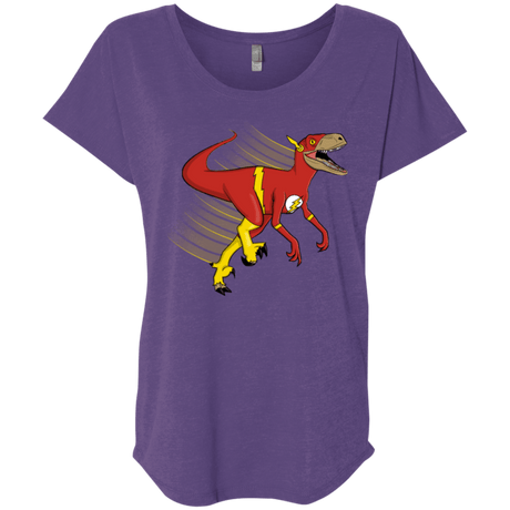 T-Shirts Purple Rush / X-Small Flashtor Triblend Dolman Sleeve