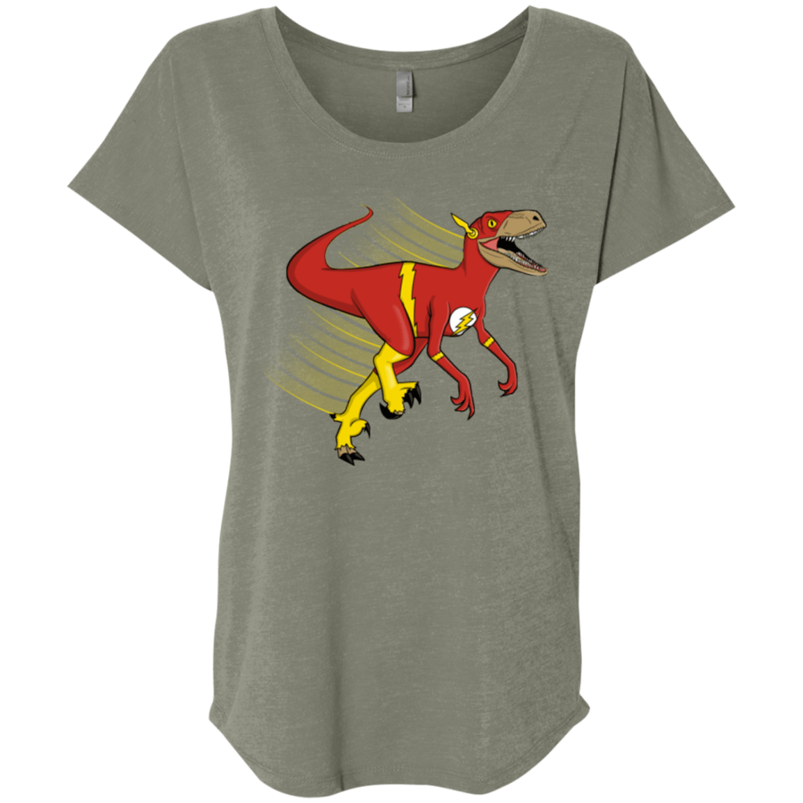 T-Shirts Venetian Grey / X-Small Flashtor Triblend Dolman Sleeve