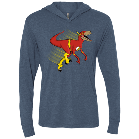 T-Shirts Indigo / X-Small Flashtor Triblend Long Sleeve Hoodie Tee