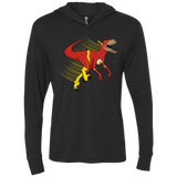 T-Shirts Vintage Black / X-Small Flashtor Triblend Long Sleeve Hoodie Tee