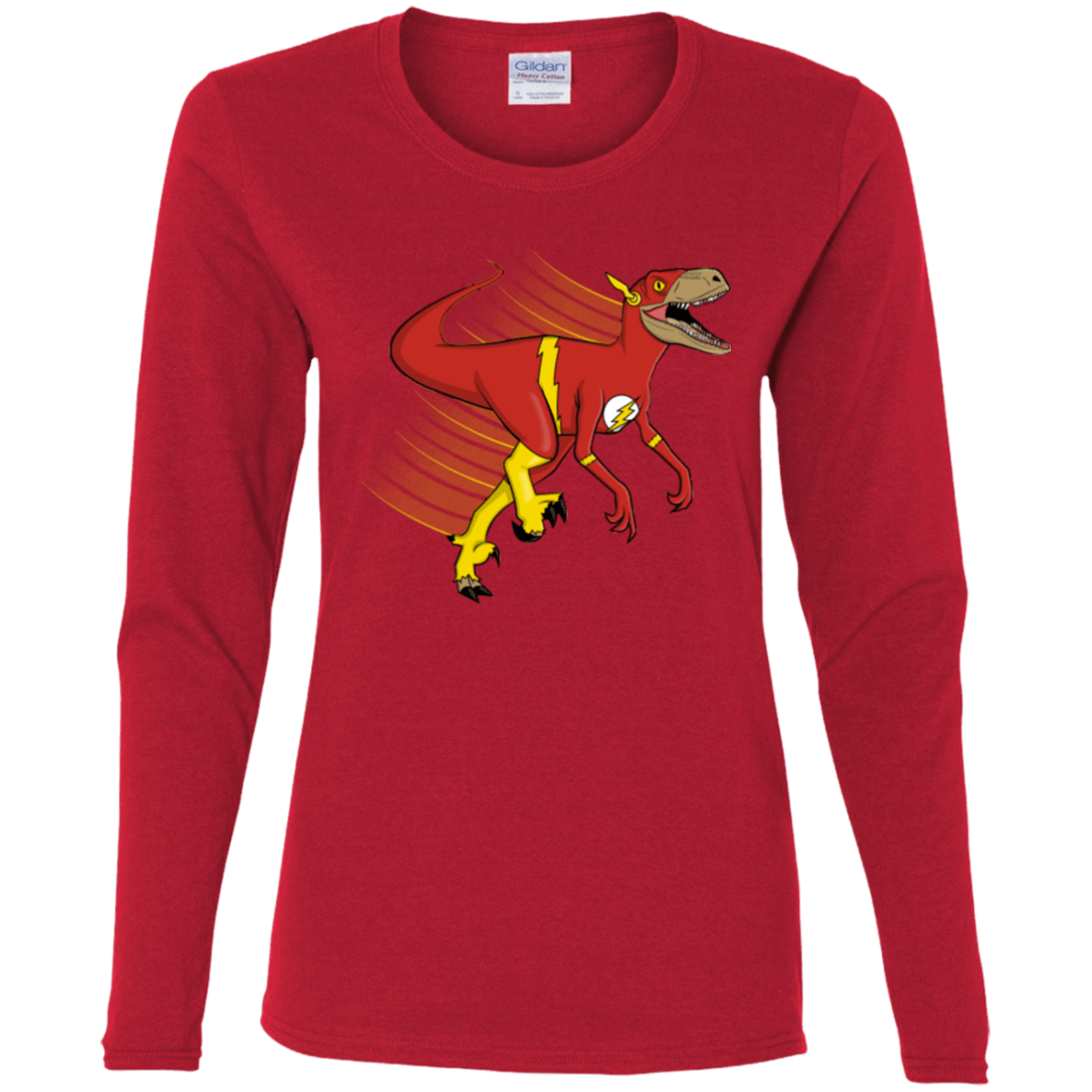 T-Shirts Red / S Flashtor Women's Long Sleeve T-Shirt