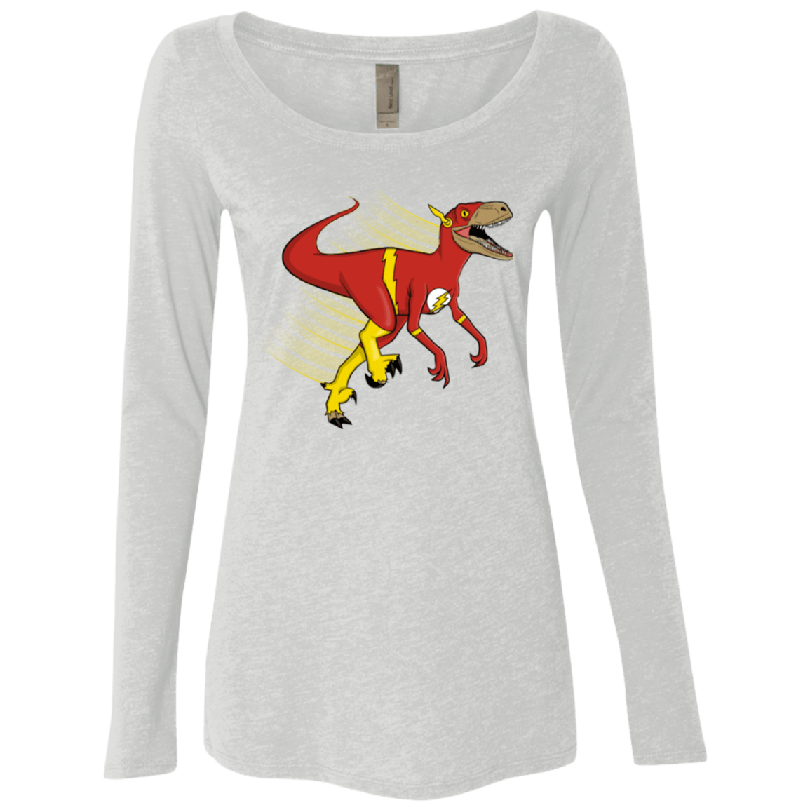 T-Shirts Heather White / S Flashtor Women's Triblend Long Sleeve Shirt