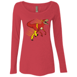 T-Shirts Vintage Red / S Flashtor Women's Triblend Long Sleeve Shirt