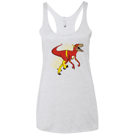 T-Shirts Heather White / X-Small Flashtor Women's Triblend Racerback Tank